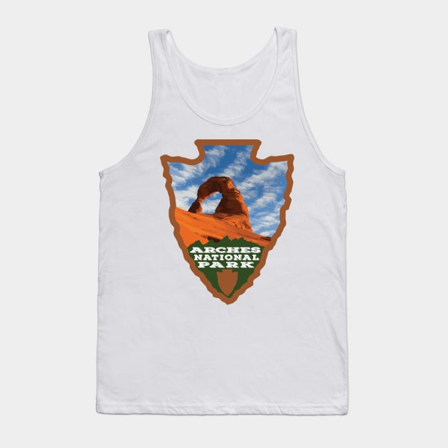 Arches National Park Arrowhead Tank Top by SlapTheWorld